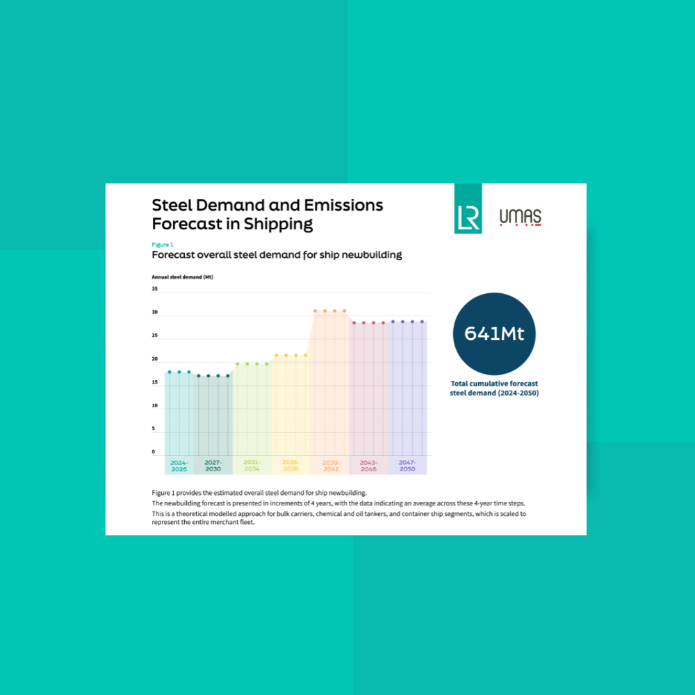 Steel Demand and Emissions in Shipping 2024-2050